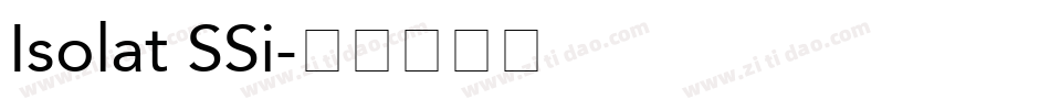 Isolat SSi字体转换